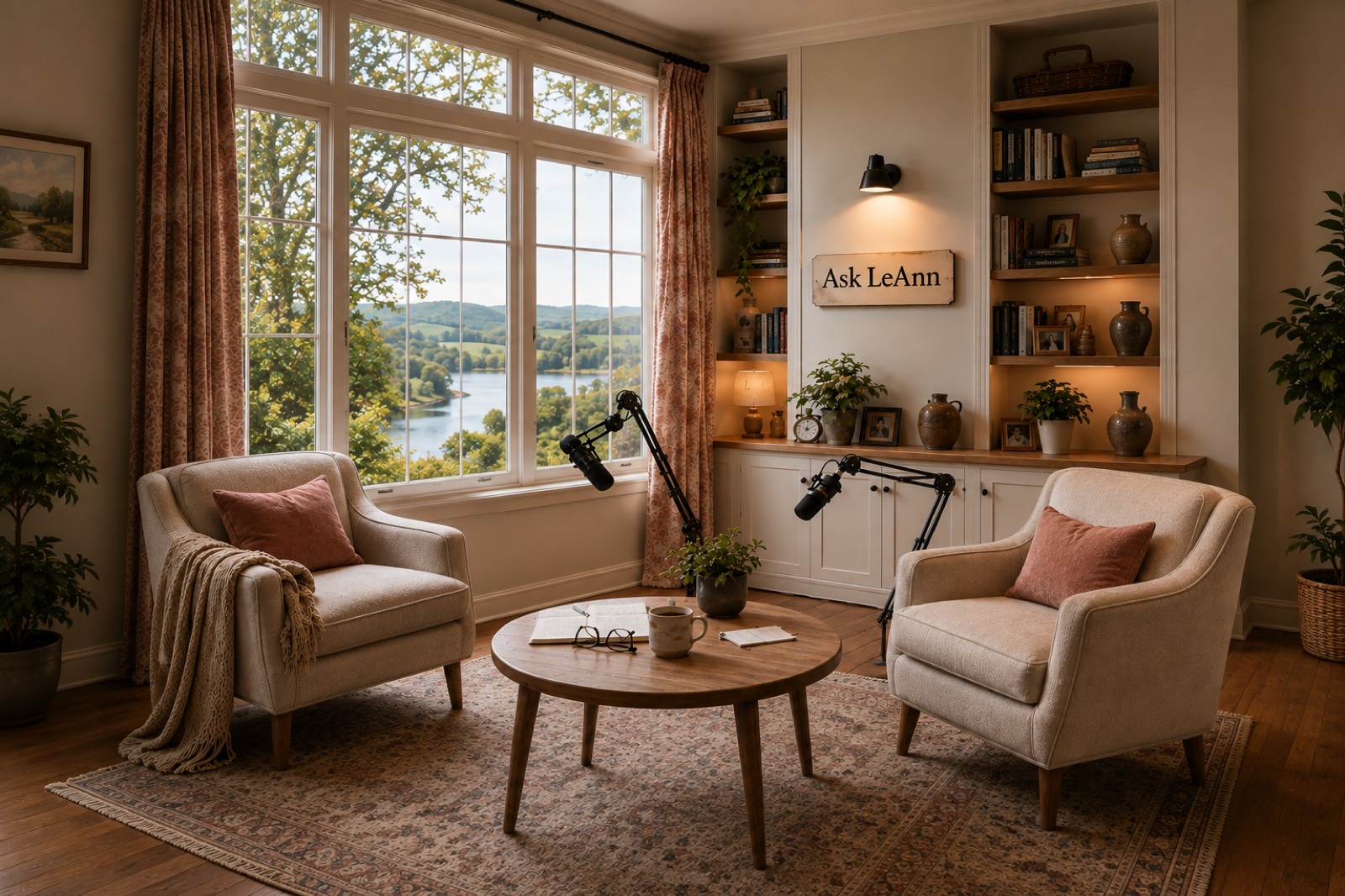 LeAnn's room — two chairs, two microphones, and the truth